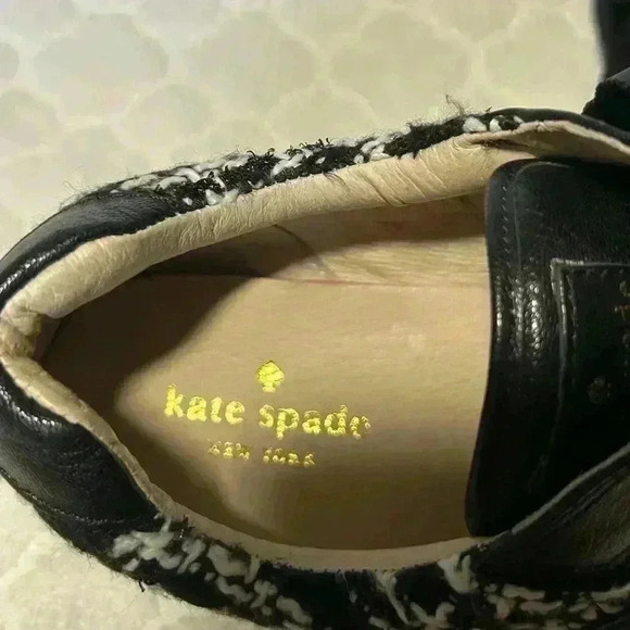Kate Spade New York Sidney Tweed. Size 8  Trainers Sneakers. Sequins. - Picture 7 of 8